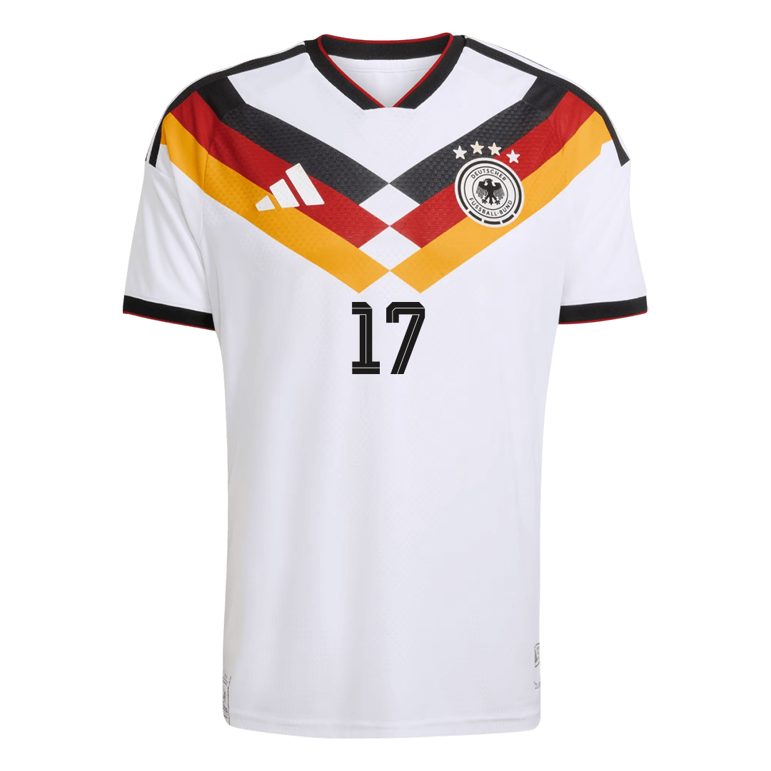 WIRTZ #17 Germany Home Jersey - 2026 World Cup White Player