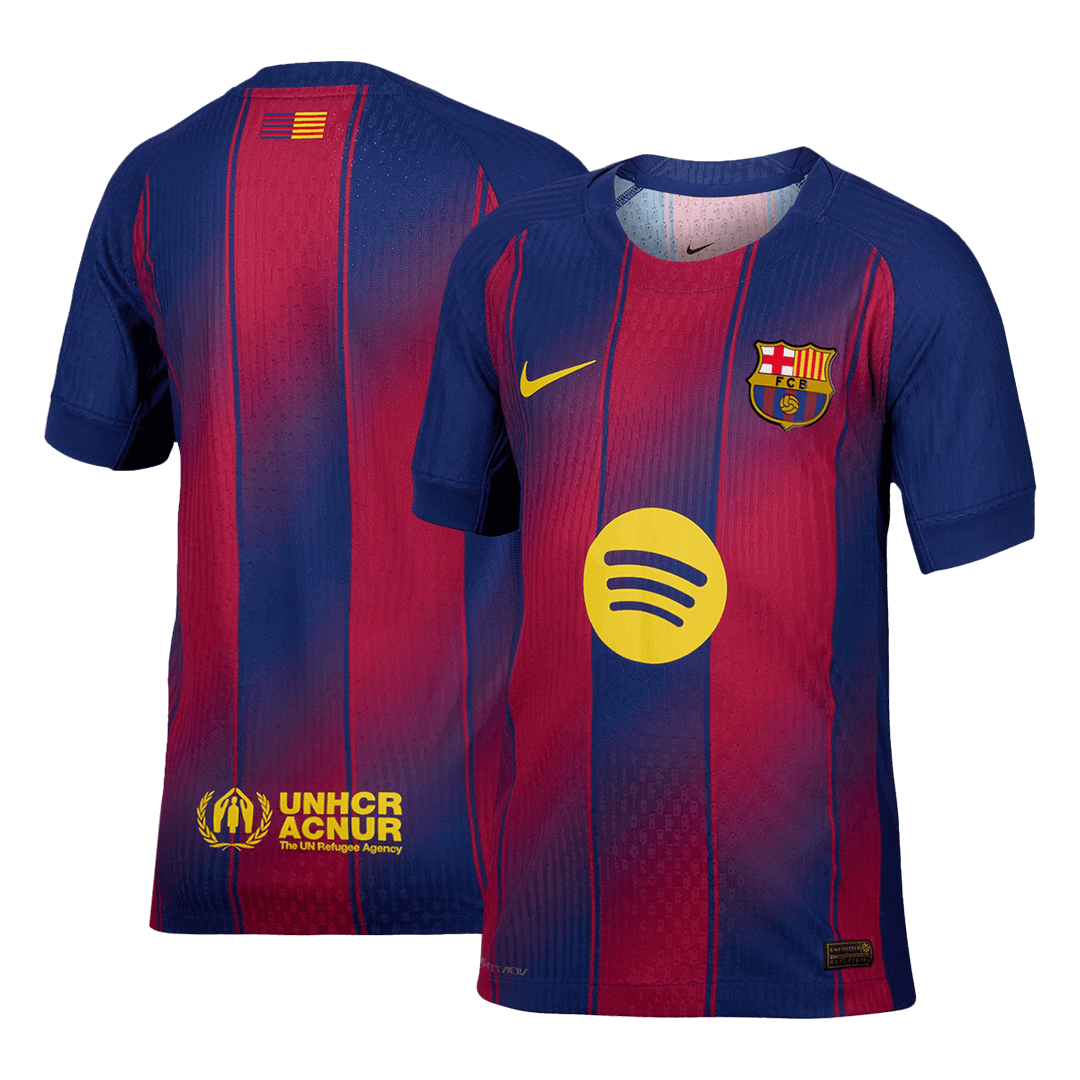 Maillot Domicile Barcelone 2025/26 Rouge&Bleu Joueur