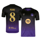 PEDRI #8 Barcelona Extérieur Maillot 2026/27 Black/Purple - UCL