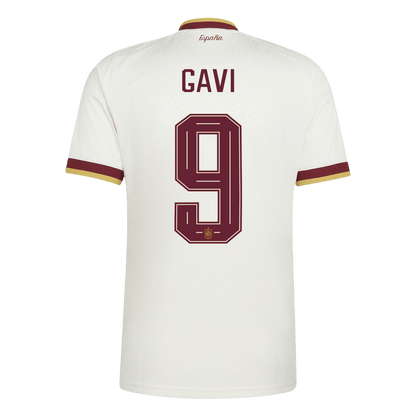 GAVI #9 Maillot Extérieur Espagne - Coupe du Monde 2026 Blanc