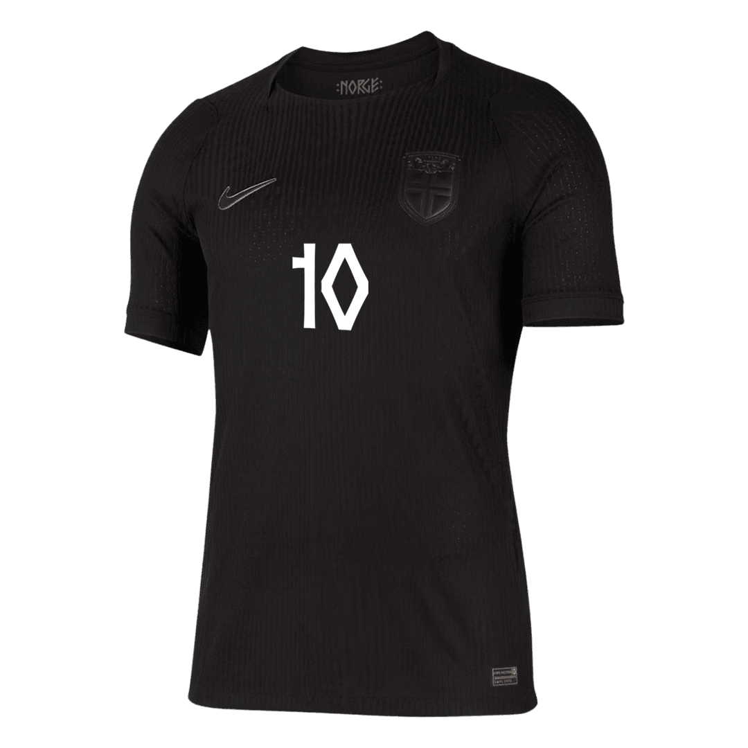 ØDEGAARD #10 Norvège Extérieur Maillot - Coupe du Monde 2026 Noir Joueur