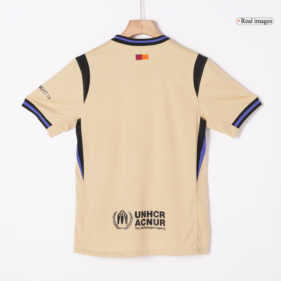 LEWANDOWSKI #9 Barcelona Maillot Extérieur 2025/26 Jaune - UCL