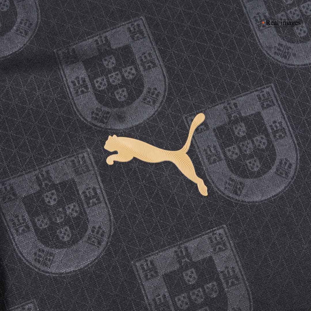 Maillot Portugal - Coupe du Monde 2026 Noir Joueur