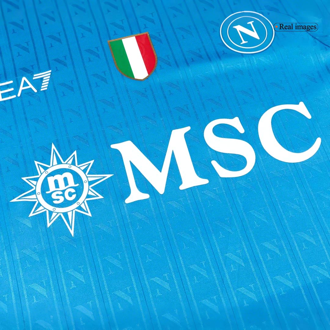 Napoli Domicile Maillot 2025/26 Bleu Joueur