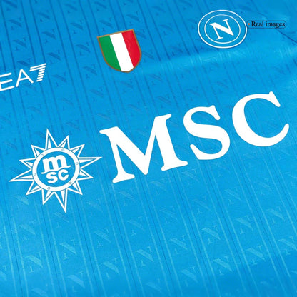 Napoli Domicile Maillot 2025/26 Bleu Joueur
