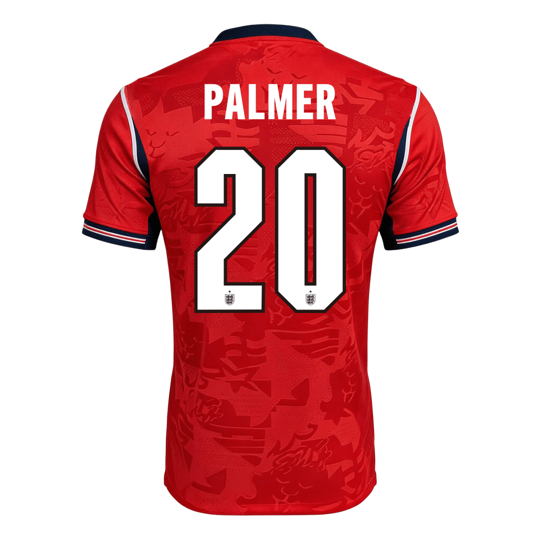 Maillot PALMER n°20 Angleterre Extérieur - Coupe du Monde 2026 Rouge