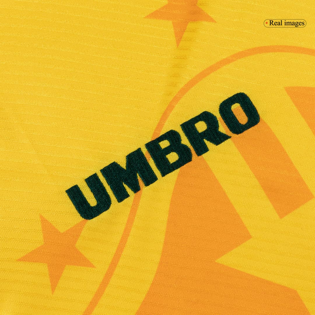 Maillot Rétro Brésil Domicile 1994 Jaune