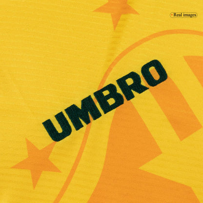 Maillot Rétro Brésil Domicile 1994 Jaune