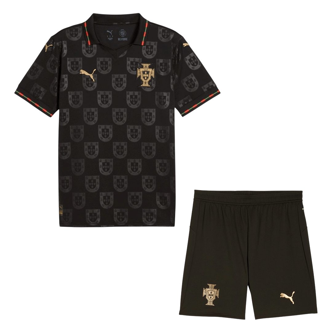 Kit Maillot Portugal - Coupe du Monde 2026 Noir