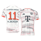 N.JACKSON #11 Bayern Munich Away Jersey 2025/26 White