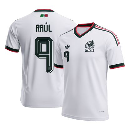 RAÚL #9 Mexico Maillot Extérieur - Coupe du Monde 2026 Blanc