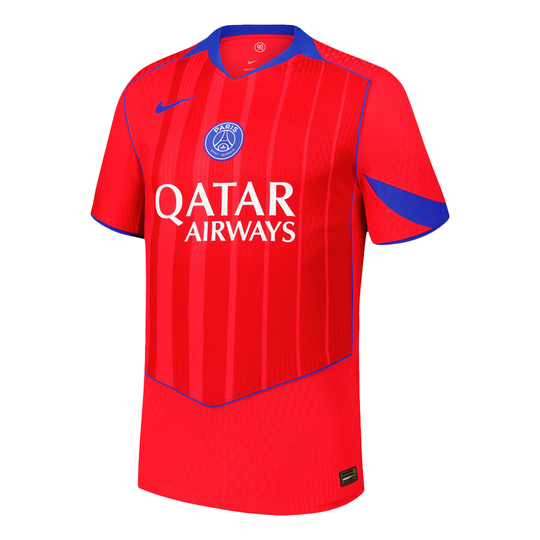 O.DEMBÉLÉ #10 PSG Troisième Maillot 2025/26 Rouge Joueur