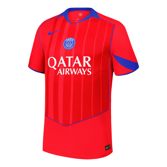 Maillot domicile du PSG 2025/26 rouge joueur