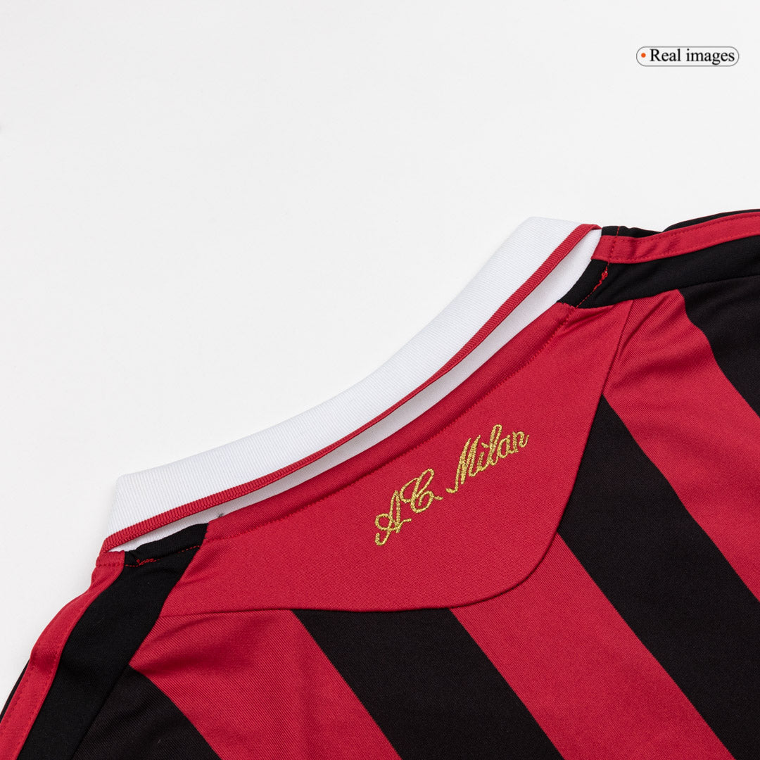 Retro AC Milan Domicile Maillot 2009/10 Rouge&Noir