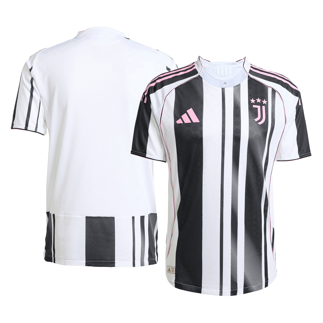 Maillot Domicile Juventus 2025/26 Noir&Blanc Joueur