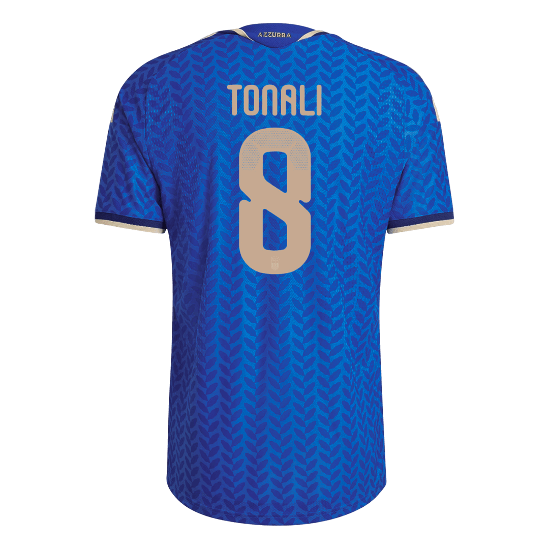 TONALI #8 Italie Domicile Maillot - Coupe du Monde 2026 Bleu Joueur
