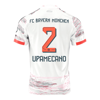 UPAMECANO #2 Bayern Munich Maillot Extérieur 2025/26 Blanc
