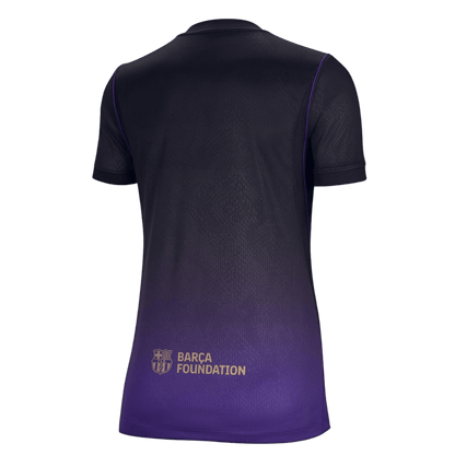 Femme Barcelona Extérieur Maillot 2026/27 Black/Purple