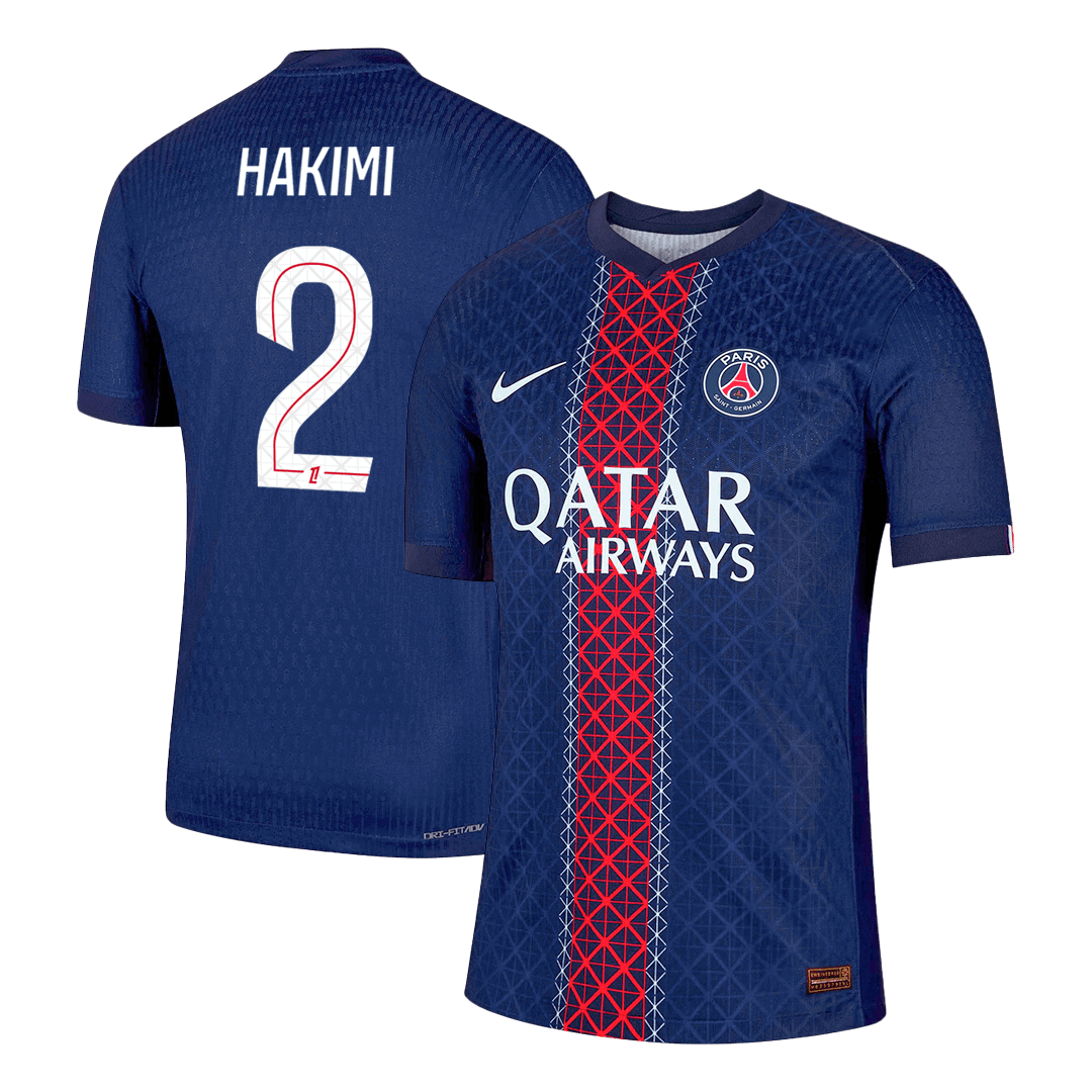 HAKIMI #2 PSG Domicile Maillot 2025/26 Bleu marine Joueur