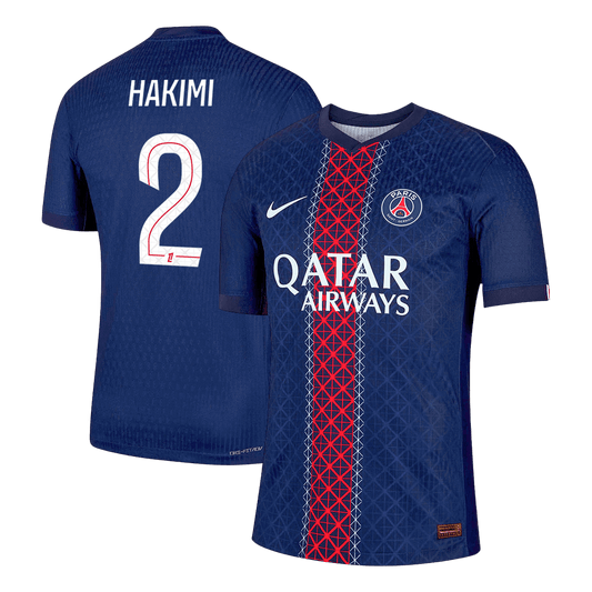 HAKIMI #2 PSG Domicile Maillot 2025/26 Bleu marine Joueur