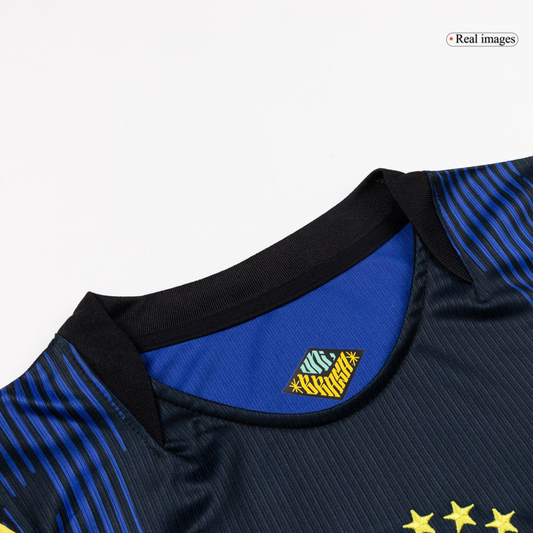VINI JR. #7 Brazil Away Jersey - 2026 World Cup Navy Blue