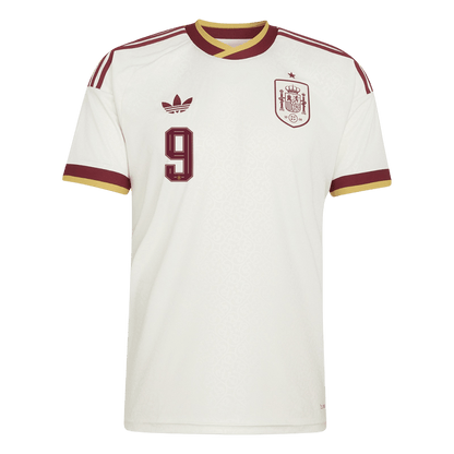 GAVI #9 Maillot Extérieur Espagne - Coupe du Monde 2026 Blanc