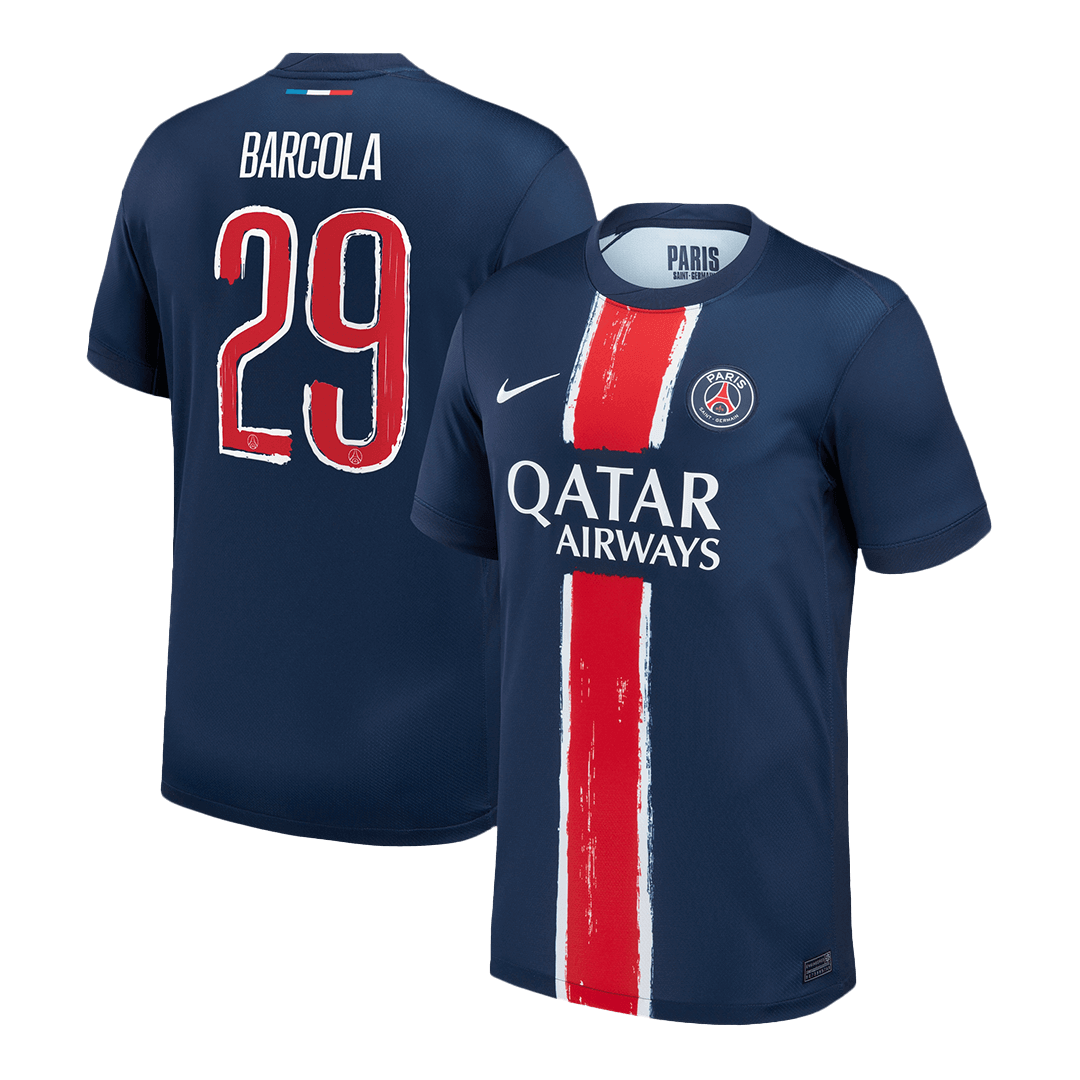 BARCOLA #29 PSG Domicile Maillot 2024/25 Marine - UCL