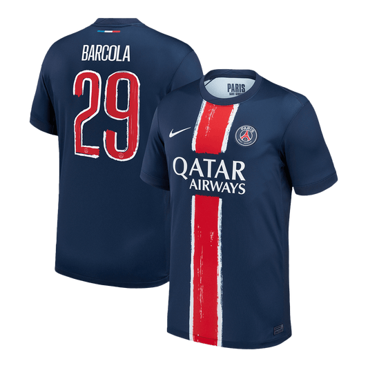 BARCOLA #29 PSG Domicile Maillot 2024/25 Marine - UCL