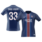 ZAÏRE EMERY #33 PSG Domicile Maillot 2025/26 Bleu marine - Superbe