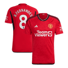 B.FERNANDES #8 Manchester United Domicile Maillot 2023/24 Rouge