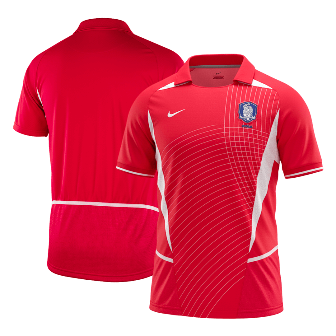 Maillot rétro domicile Corée du Sud 2002 Rouge