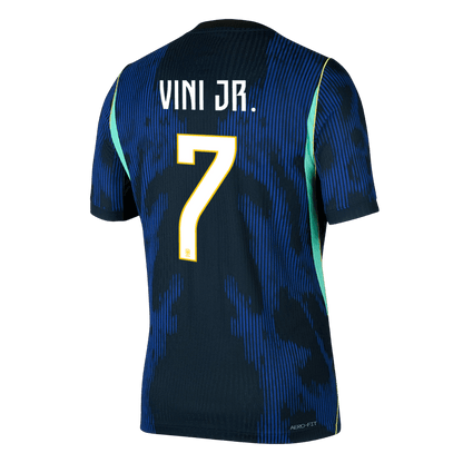 VINI JR. Maillot Extérieur #7 Brésil - Coupe du Monde 2026 Bleu Marine Joueur