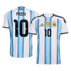 MESSI #10 Maillot Domicile Argentine - Coupe du Monde 2026 Bleu&Blanc - Super