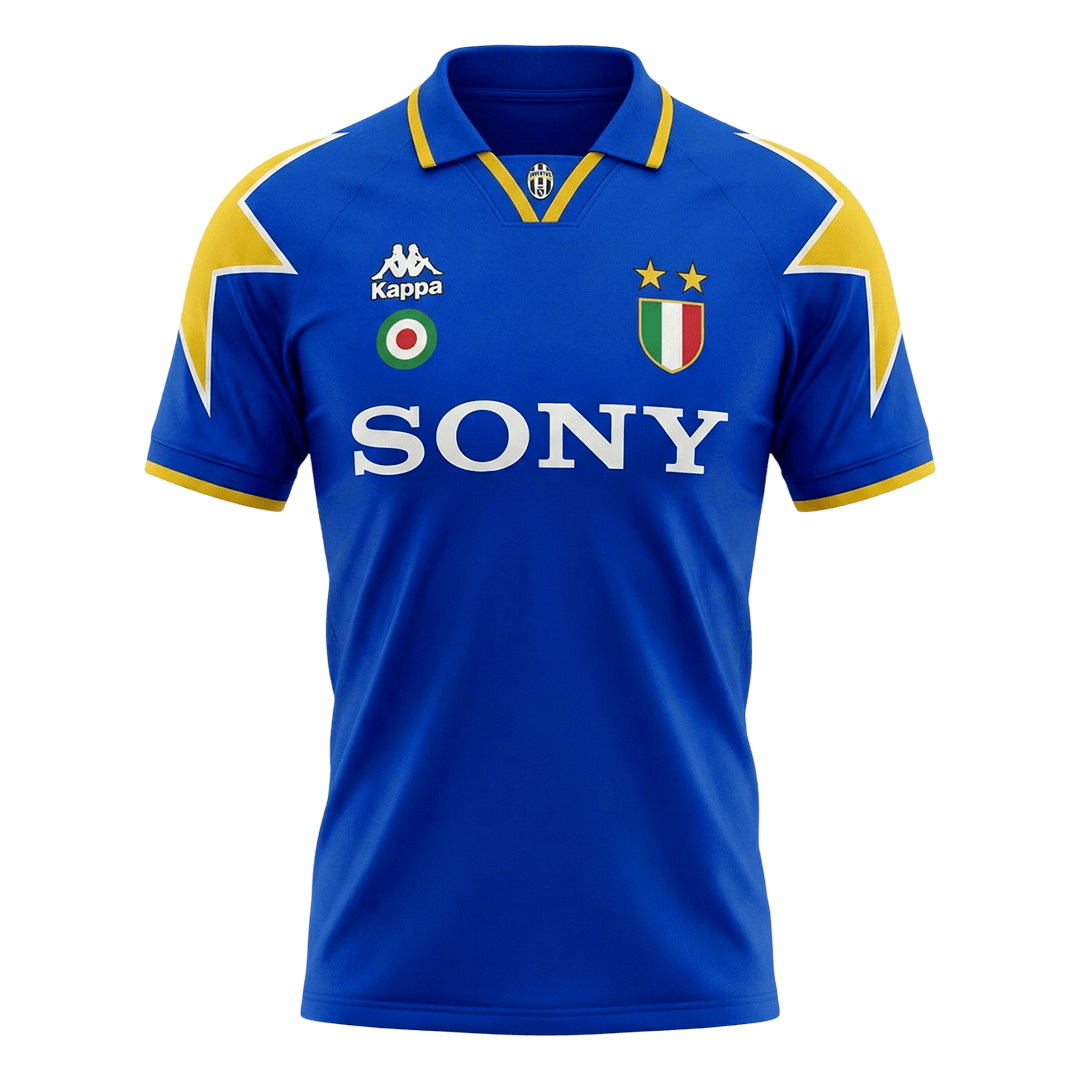 Maillot Extérieur Rétro Juventus 1995/96 Bleu