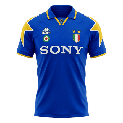 Maillot Extérieur Rétro Juventus 1995/96 Bleu