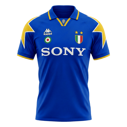 Maillot Extérieur Rétro Juventus 1995/96 Bleu