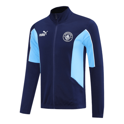 Manchester City Veste de Football Kit 2025/26 Bleu marine