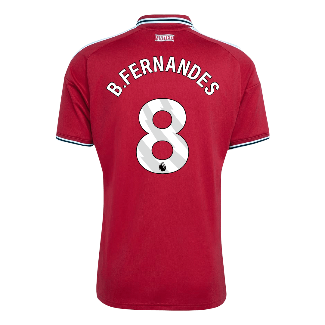 B.FERNANDES #8 Manchester United Maillot Domicile 2026/27 Rouge
