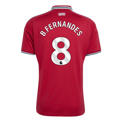 B.FERNANDES #8 Manchester United Maillot Domicile 2026/27 Rouge