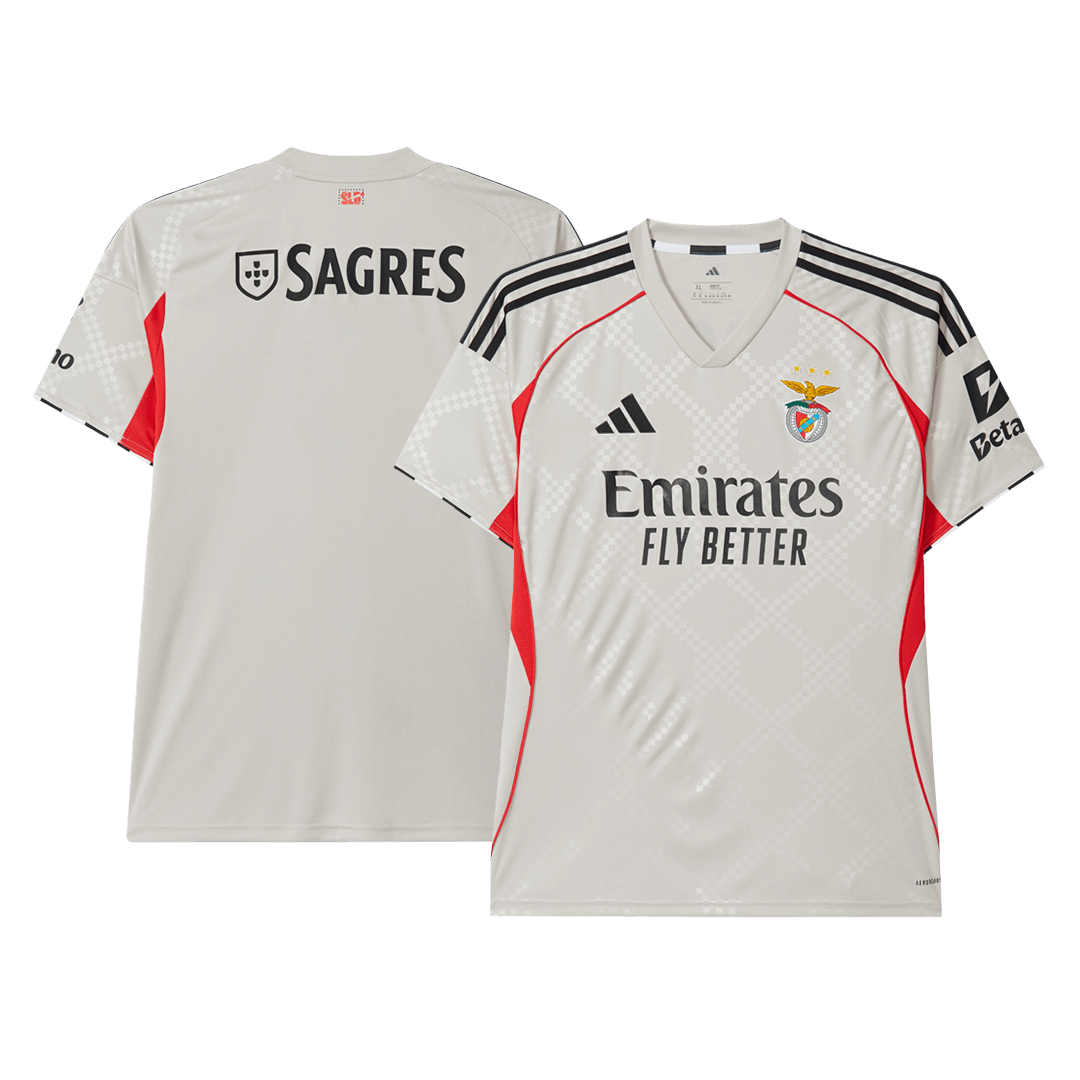 Benfica Maillot Extérieur 2025/26 Beige