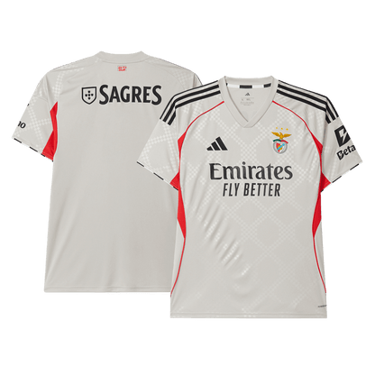 Benfica Maillot Extérieur 2025/26 Beige