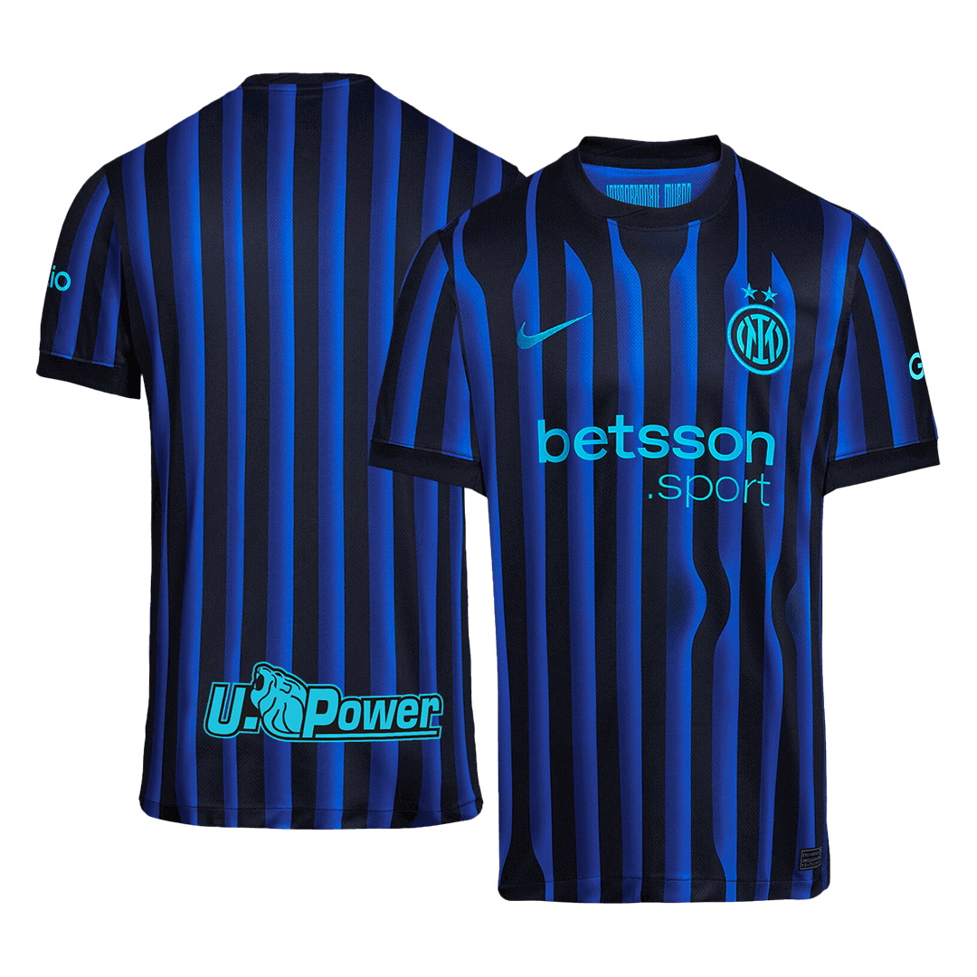 Inter Milan Maillot Domicile 2025/26 Bleu et Noir