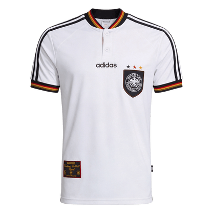Maillot rétro domicile Allemagne 1996 Blanc