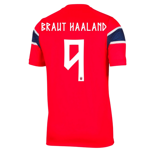 BRAUT HAALAND #9 Norvège Domicile Maillot - Coupe du Monde 2026 Rouge