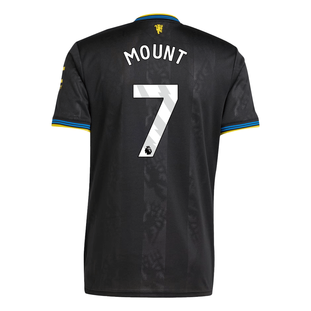MOUNT #7 Maillot third Manchester United 2025/26 Noir