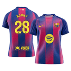 ROONY #28 Barcelona Domicile Maillot 2025/26 Rouge&Bleu - Super