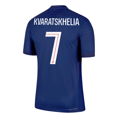KVARATSKHELIA #7 PSG Domicile Maillot 2025/26 Bleu marine Joueur