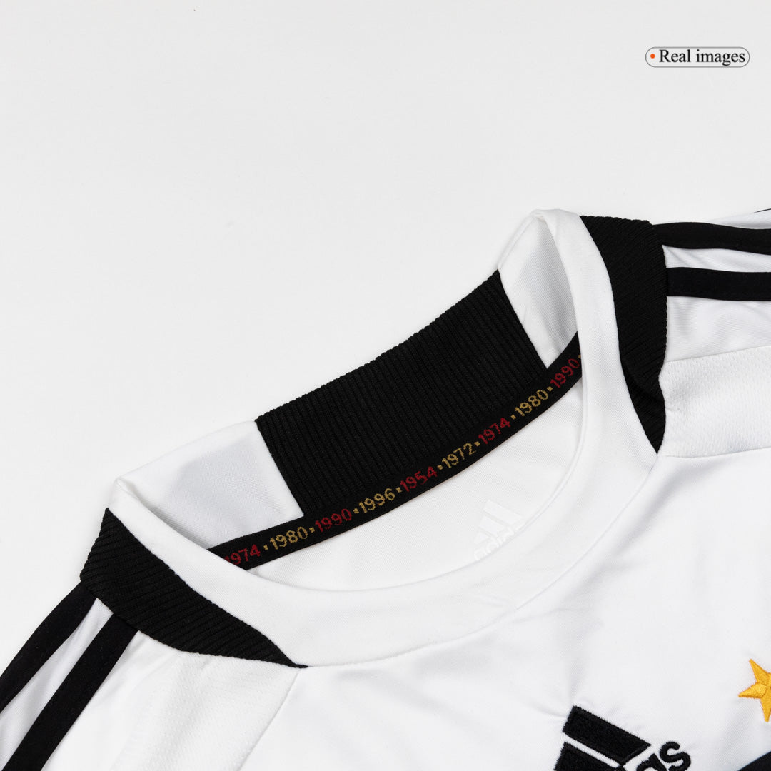 Maillot Domicile Rétro Allemagne 2008 Blanc