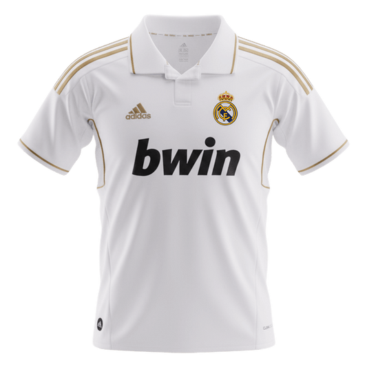 Maillot Domicile Rétro Real Madrid 2011/12 Blanc