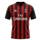 Retro AC Milan Domicile Maillot 2013/14 Rouge&Noir